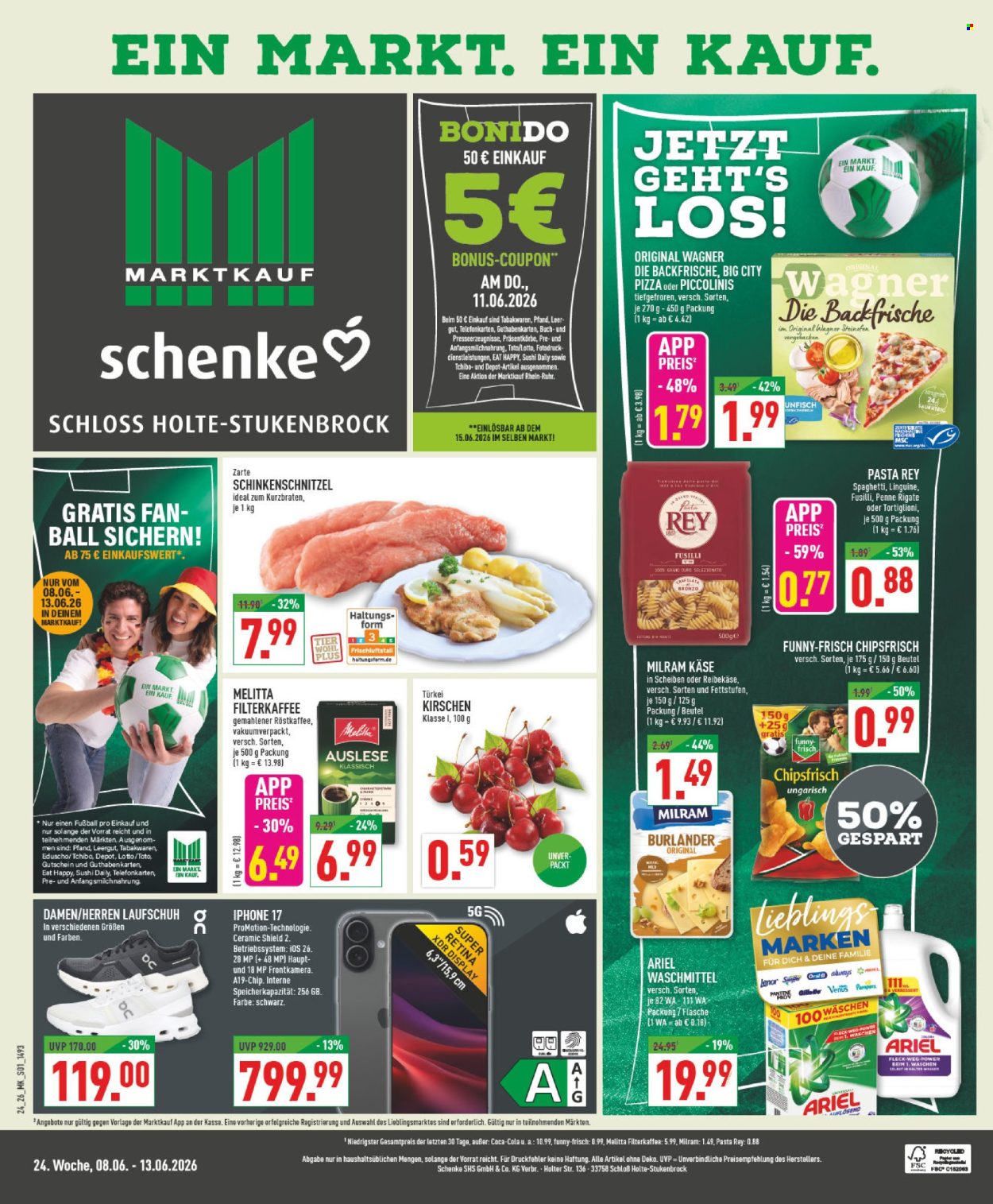 Leták Marktkauf - 8.6.2026 - 13.6.2026. Strana 1