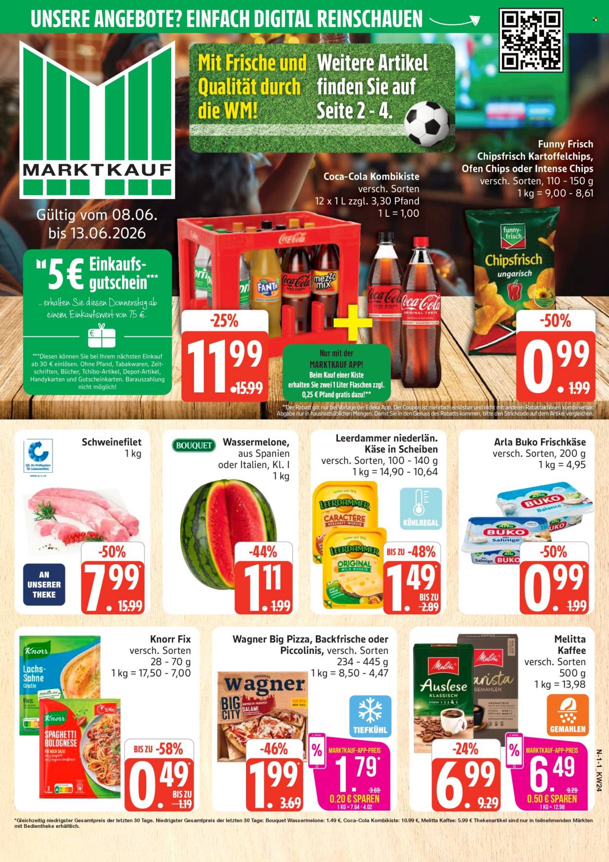 Leták Marktkauf - 8.6.2026 - 13.6.2026. Strana 1