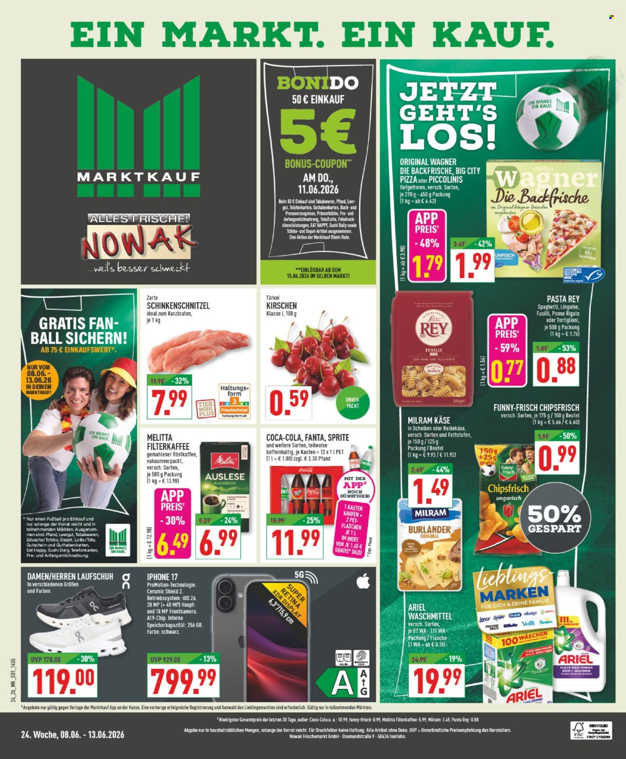 Leták Marktkauf - 8.6.2026 - 13.6.2026. Strana 1