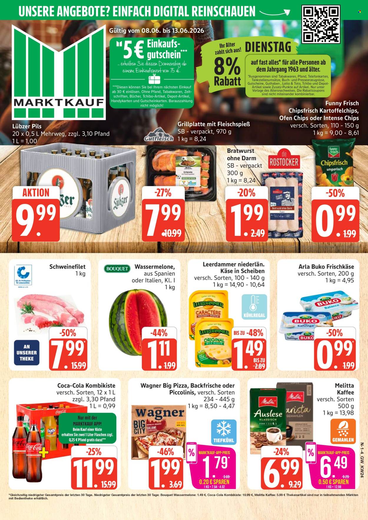 Leták Marktkauf - 8.6.2026 - 13.6.2026. Strana 1