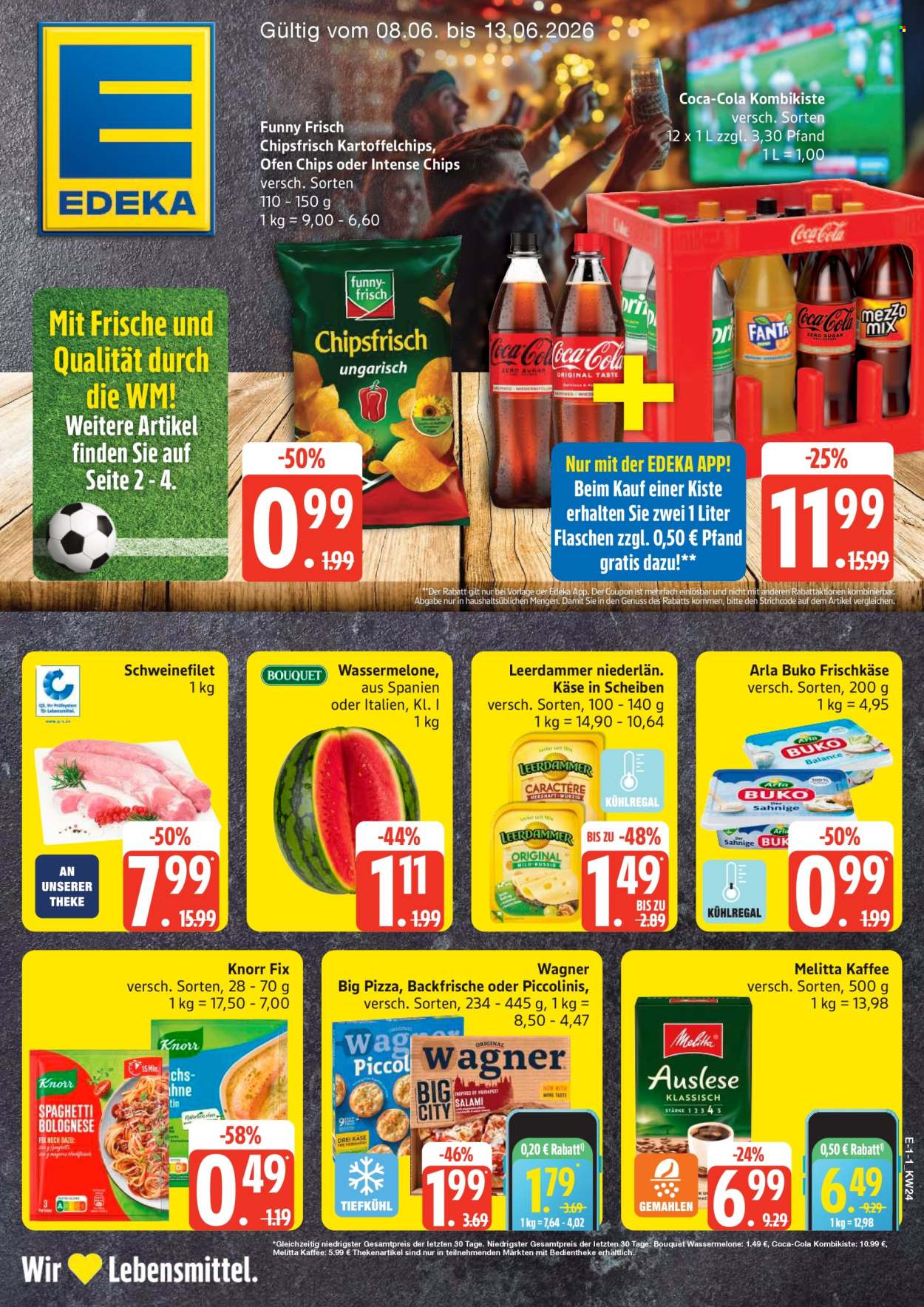 Edeka Prospekte  - 8.06.2026 - 13.06.2026. Seite 1