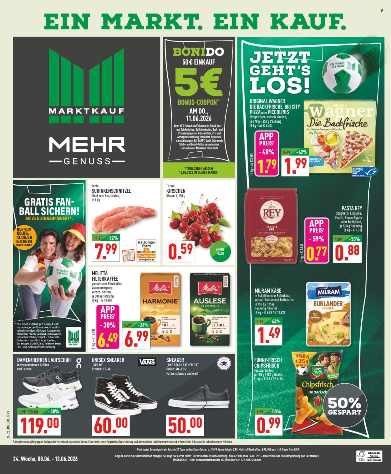 Leták Marktkauf - 8.6.2026 - 13.6.2026. Strana 1
