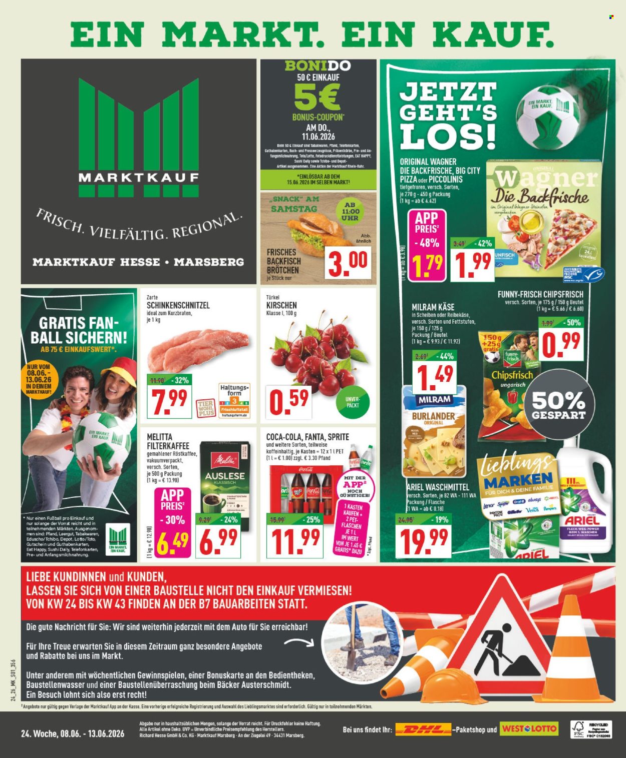 Leták Marktkauf - 8.6.2026 - 13.6.2026. Strana 1