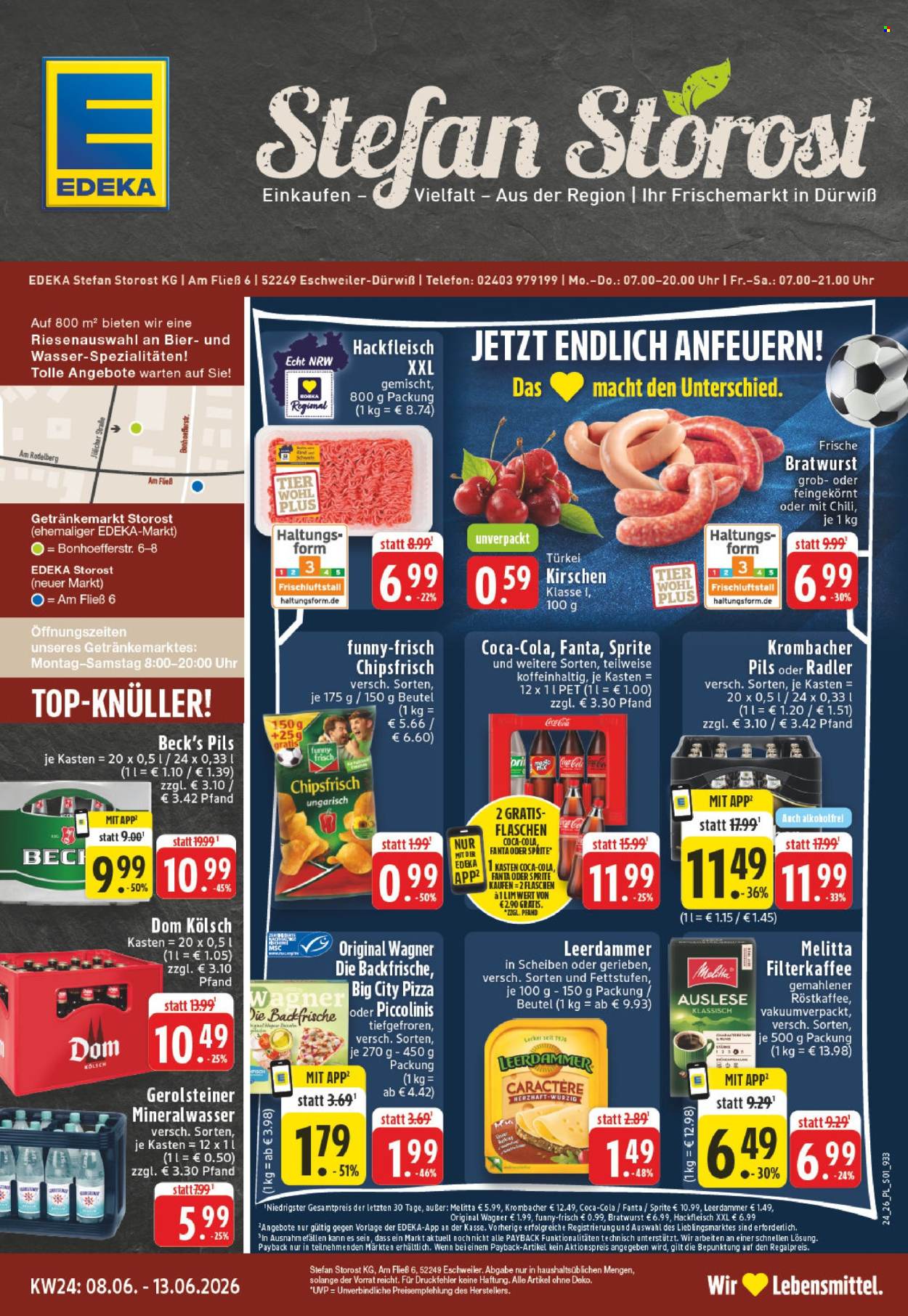 Leták Edeka - 8.6.2026 - 13.6.2026. Strana 1