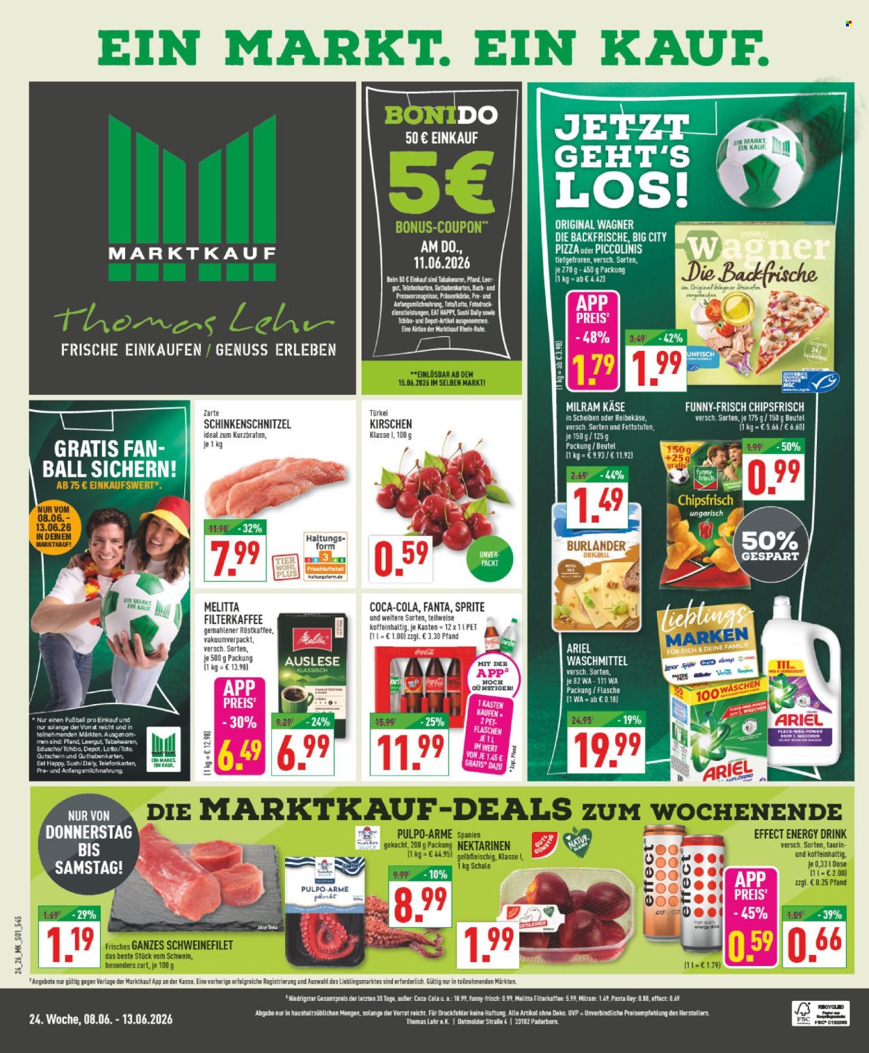 Leták Marktkauf - 8.6.2026 - 13.6.2026. Strana 1