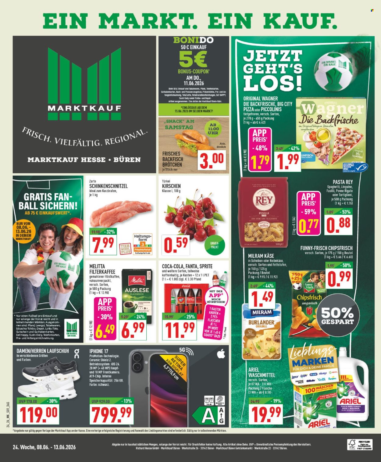 Leták Marktkauf - 8.6.2026 - 13.6.2026. Strana 1