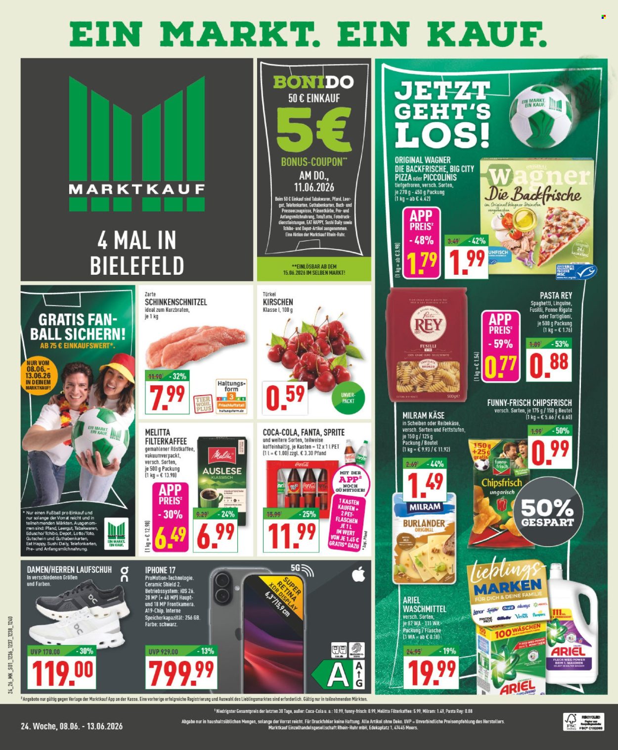 Leták Marktkauf - 8.6.2026 - 13.6.2026. Strana 1