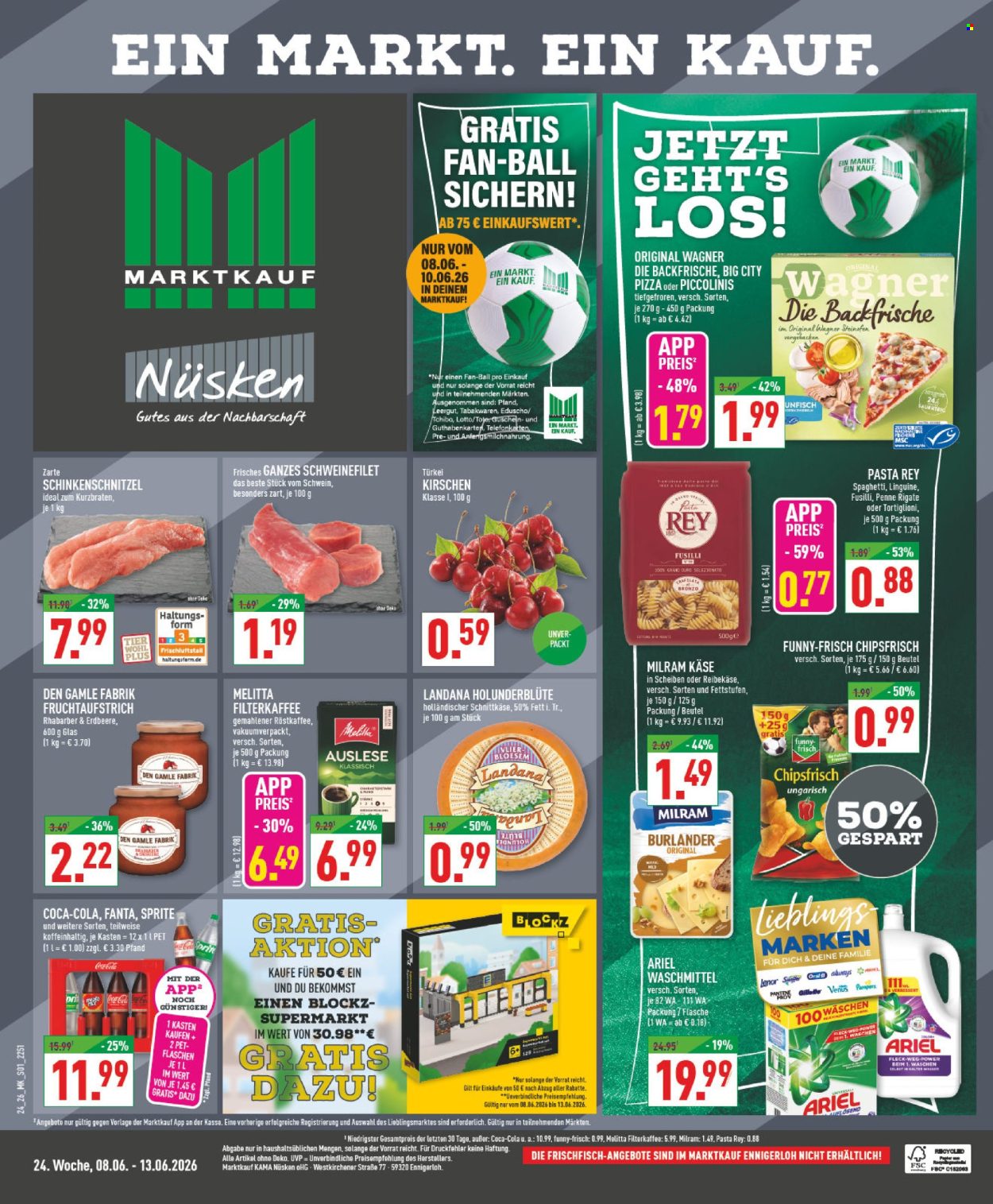 Leták Marktkauf - 8.6.2026 - 13.6.2026. Strana 1
