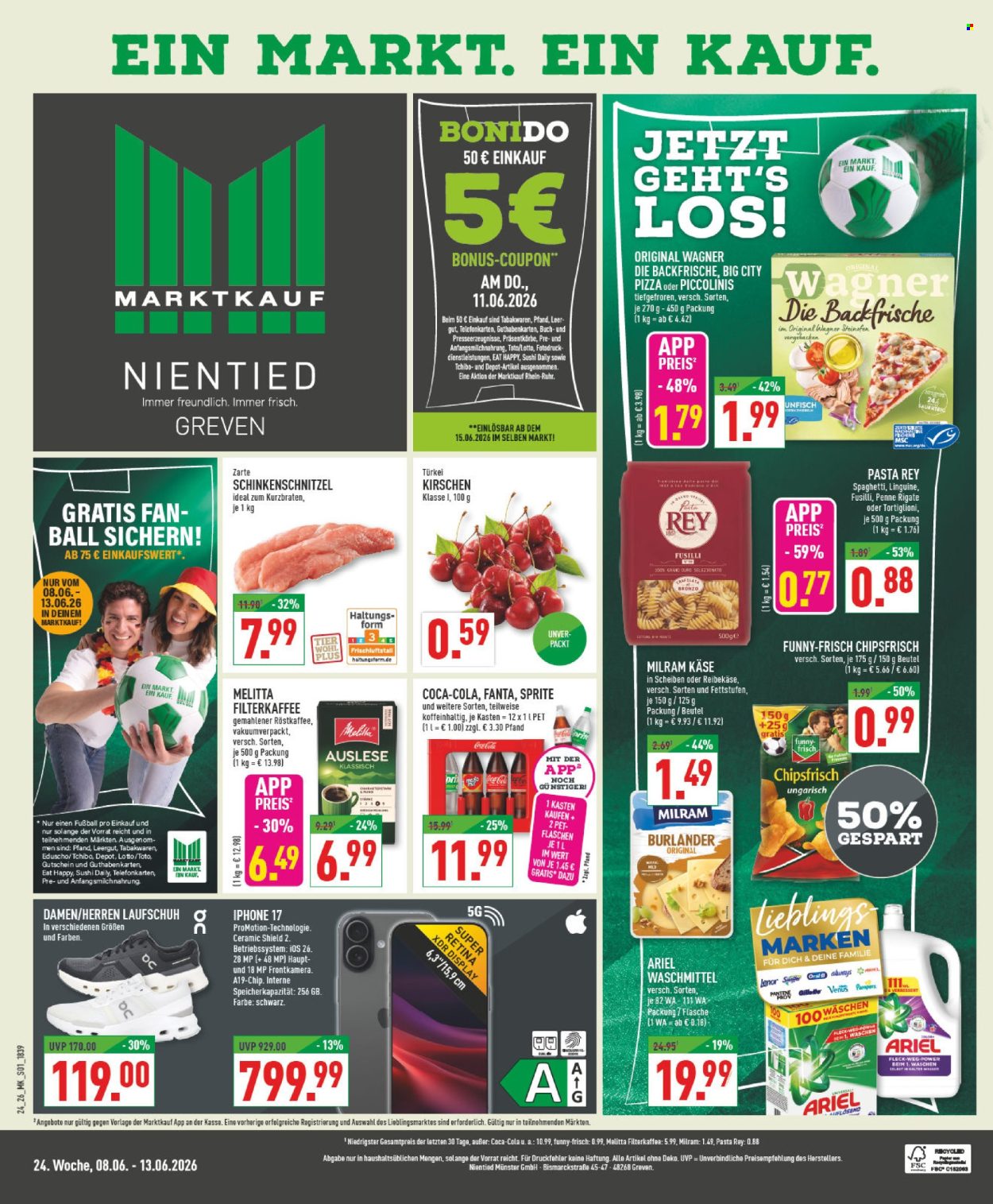 Leták Marktkauf - 8.6.2026 - 13.6.2026. Strana 1