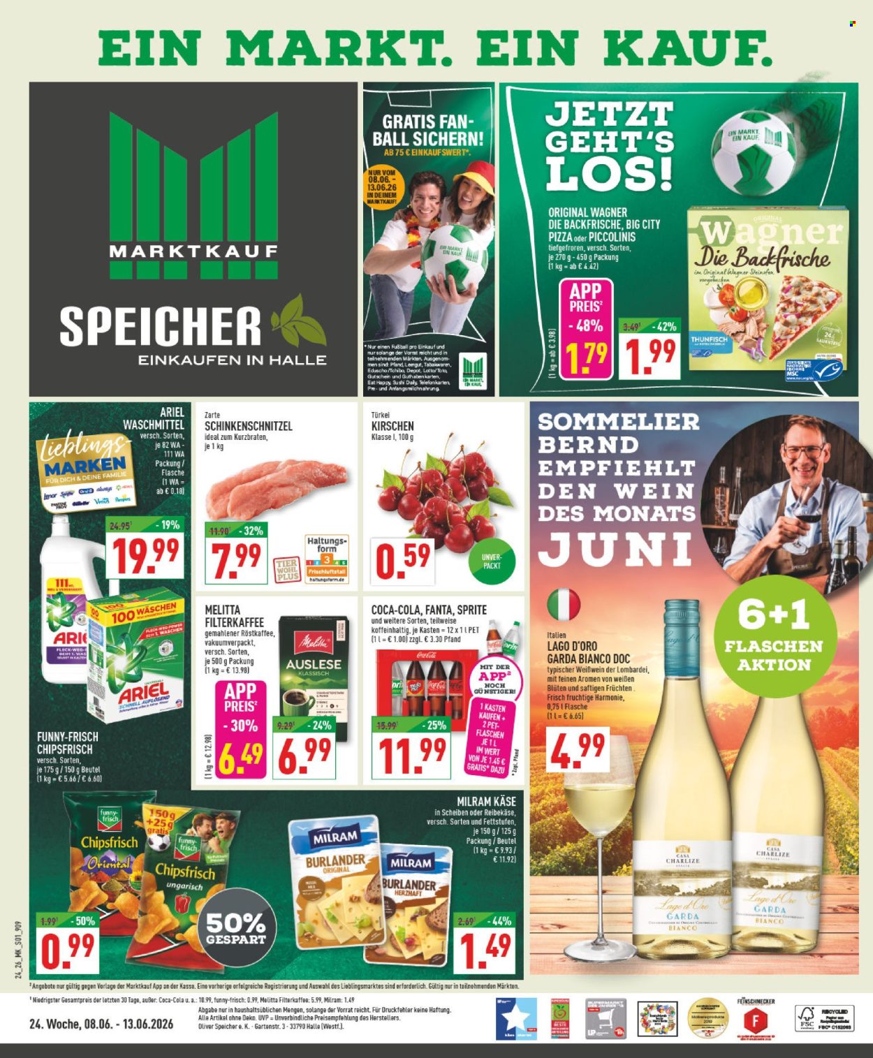 Leták Marktkauf - 8.6.2026 - 13.6.2026. Strana 1