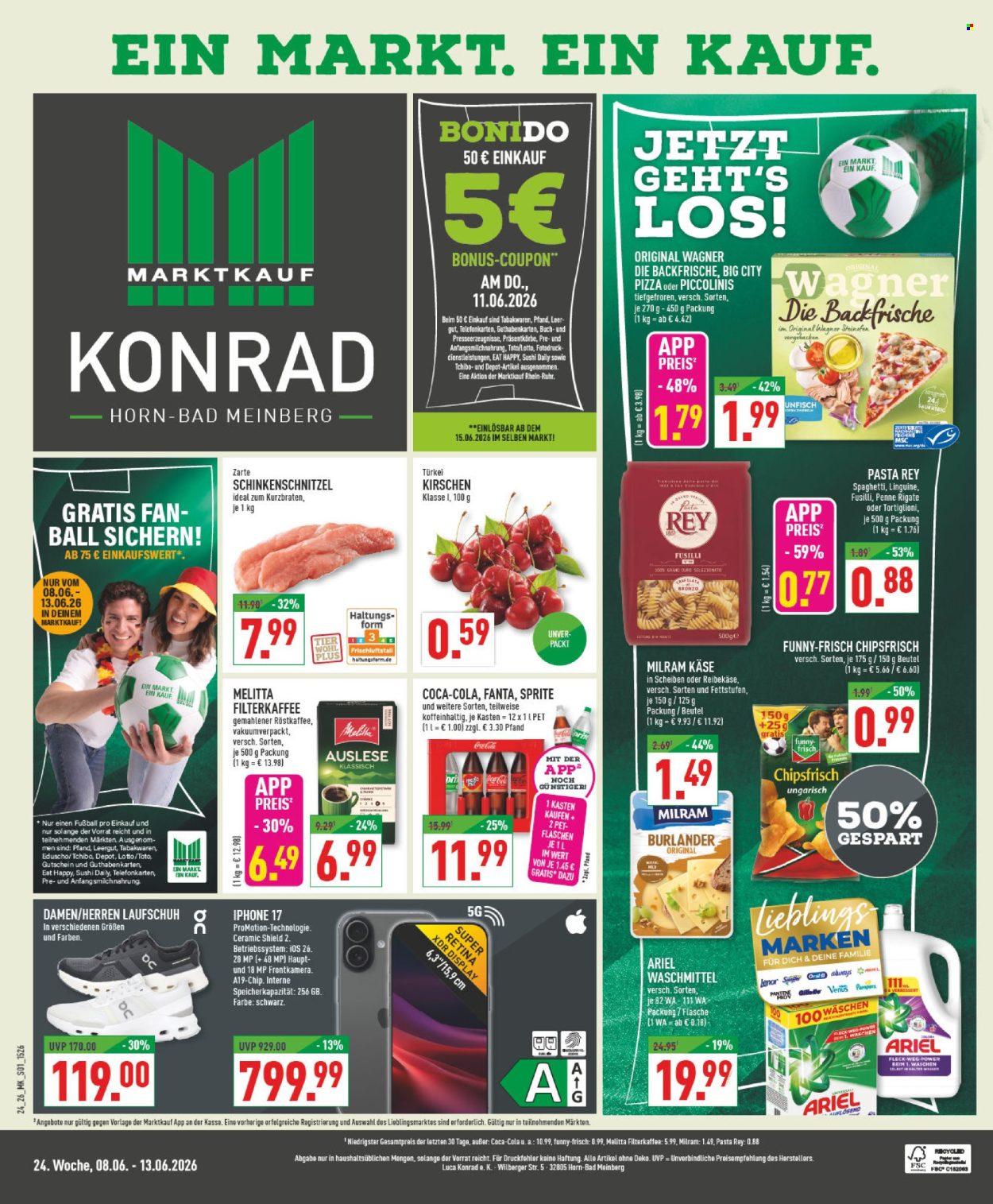 Leták Marktkauf - 8.6.2026 - 13.6.2026. Strana 1