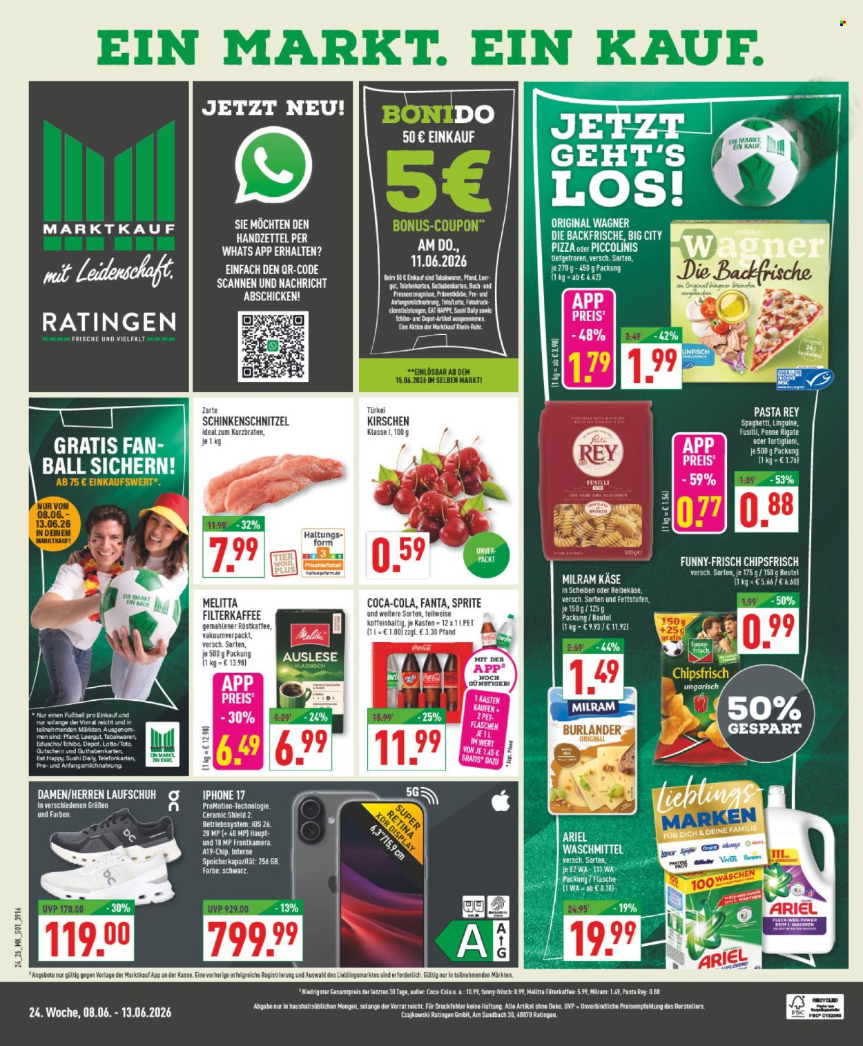 Leták Marktkauf - 8.6.2026 - 13.6.2026. Strana 1