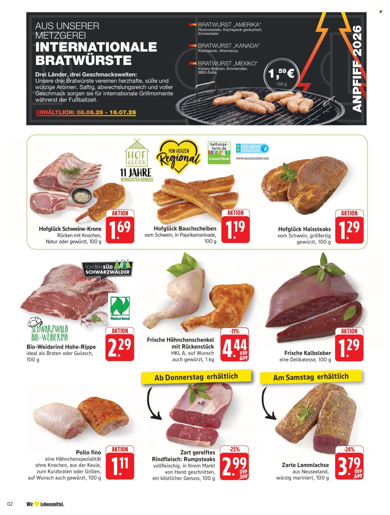 Leták Edeka - 8.6.2026 - 13.6.2026. Strana 2