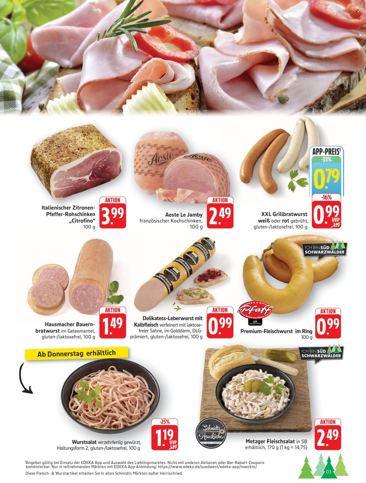 Leták Edeka - 8.6.2026 - 13.6.2026. Strana 3