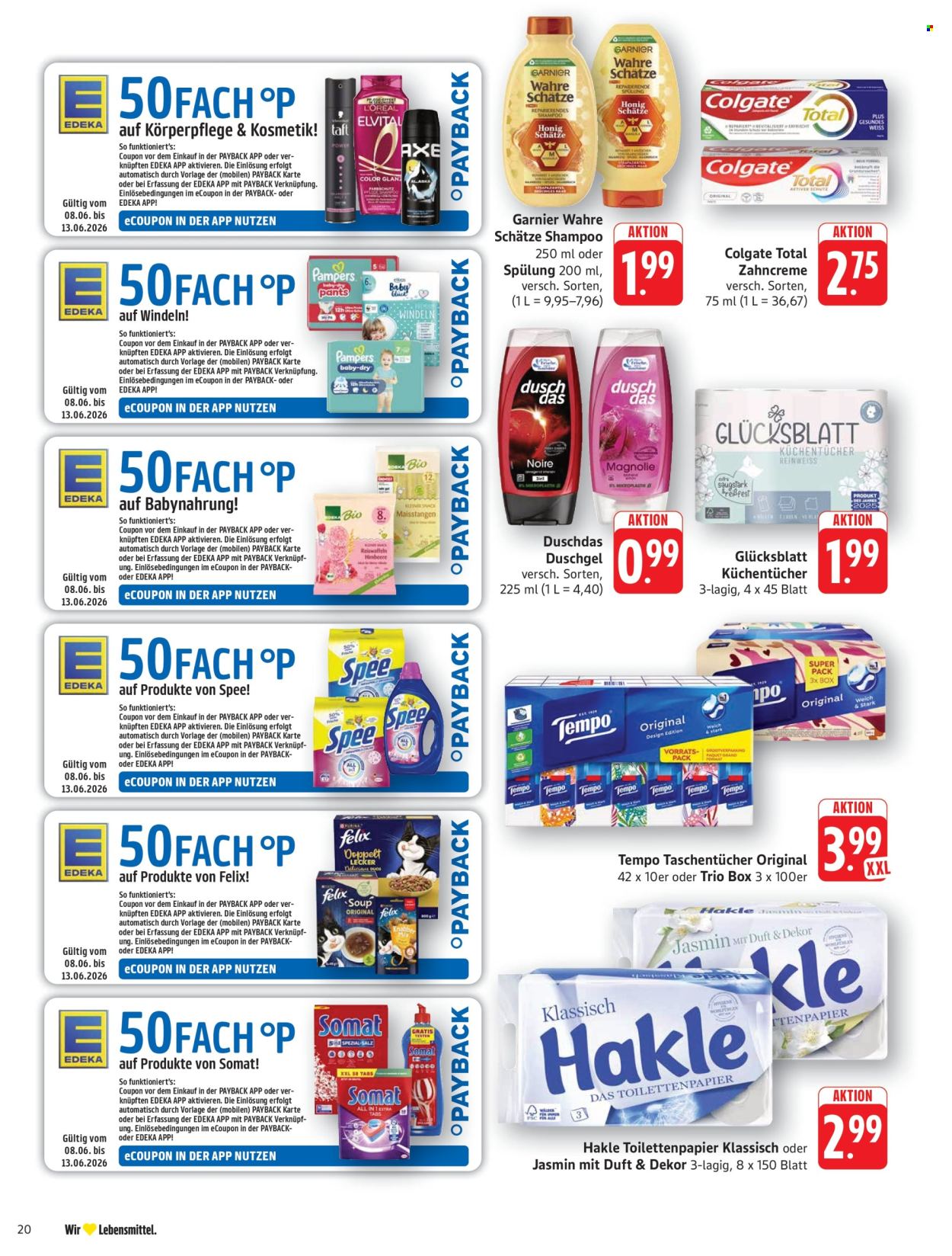 Leták Edeka - 8.6.2026 - 13.6.2026. Strana 20