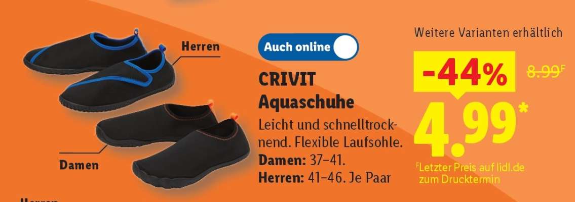CRIVIT Aquaschuhe