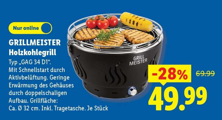 Grillmeister Holzkohlegrill