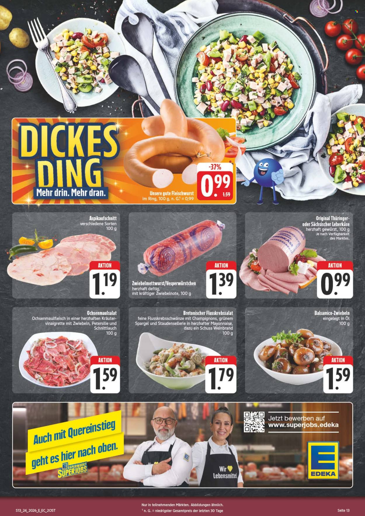 Leták Edeka - 8.6.2026 - 13.6.2026. Strana 13