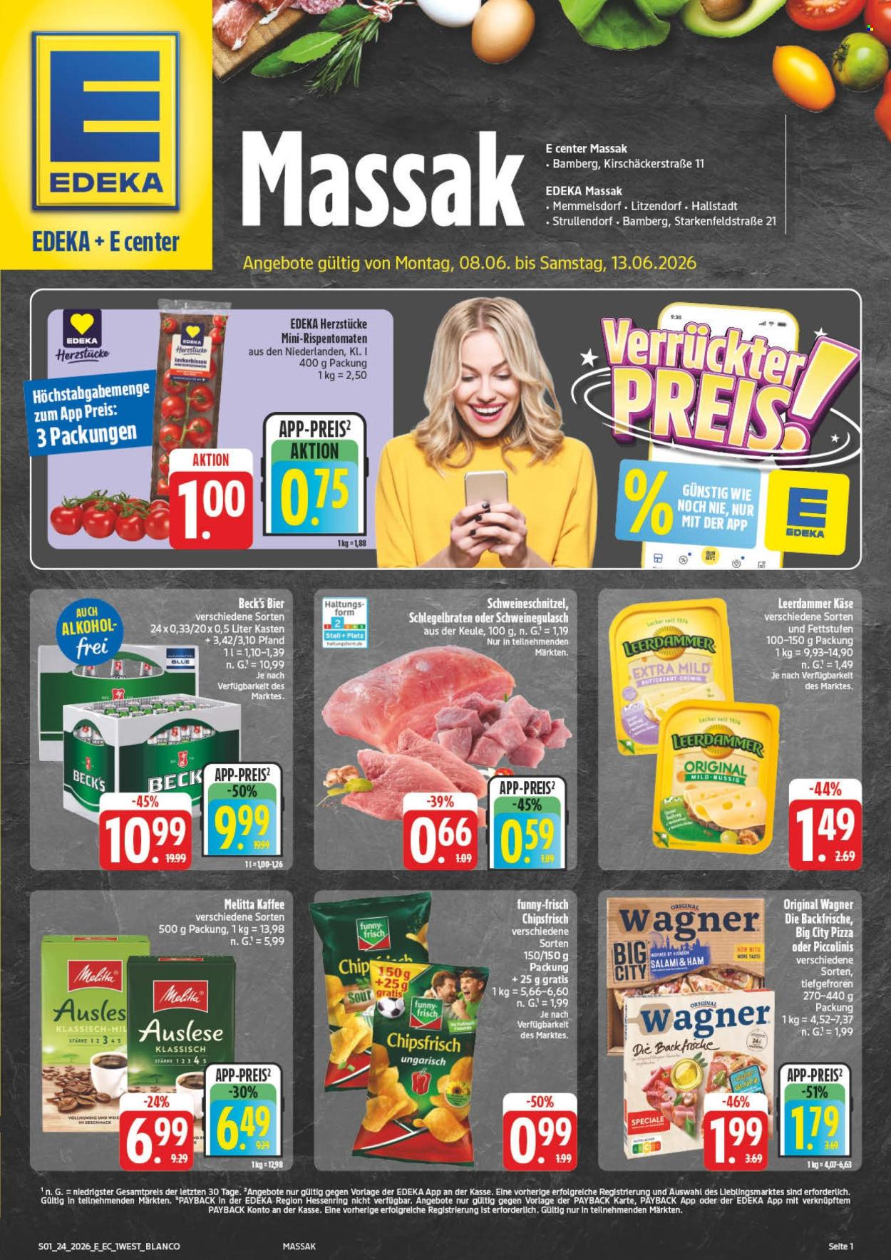 Leták Edeka - 8.6.2026 - 13.6.2026. Strana 1