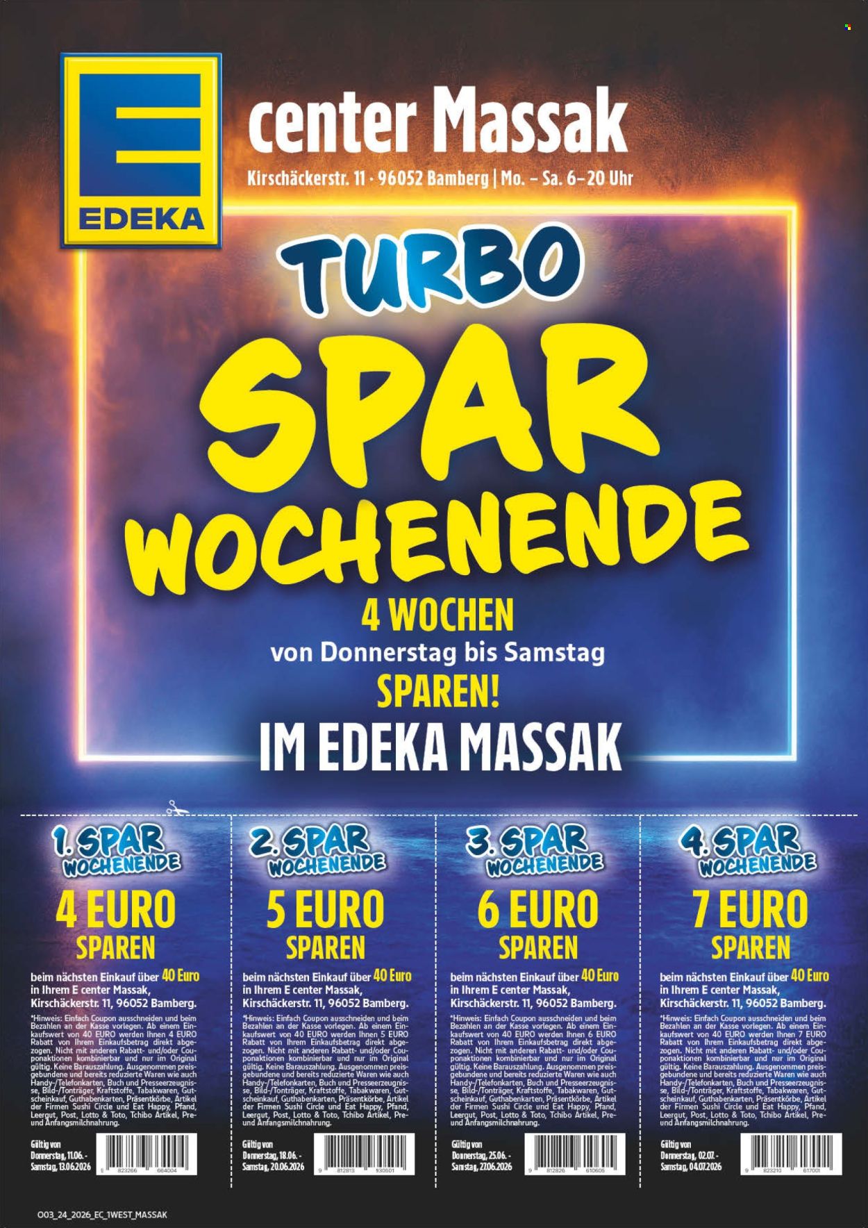 Leták Edeka - 8.6.2026 - 13.6.2026. Strana 4