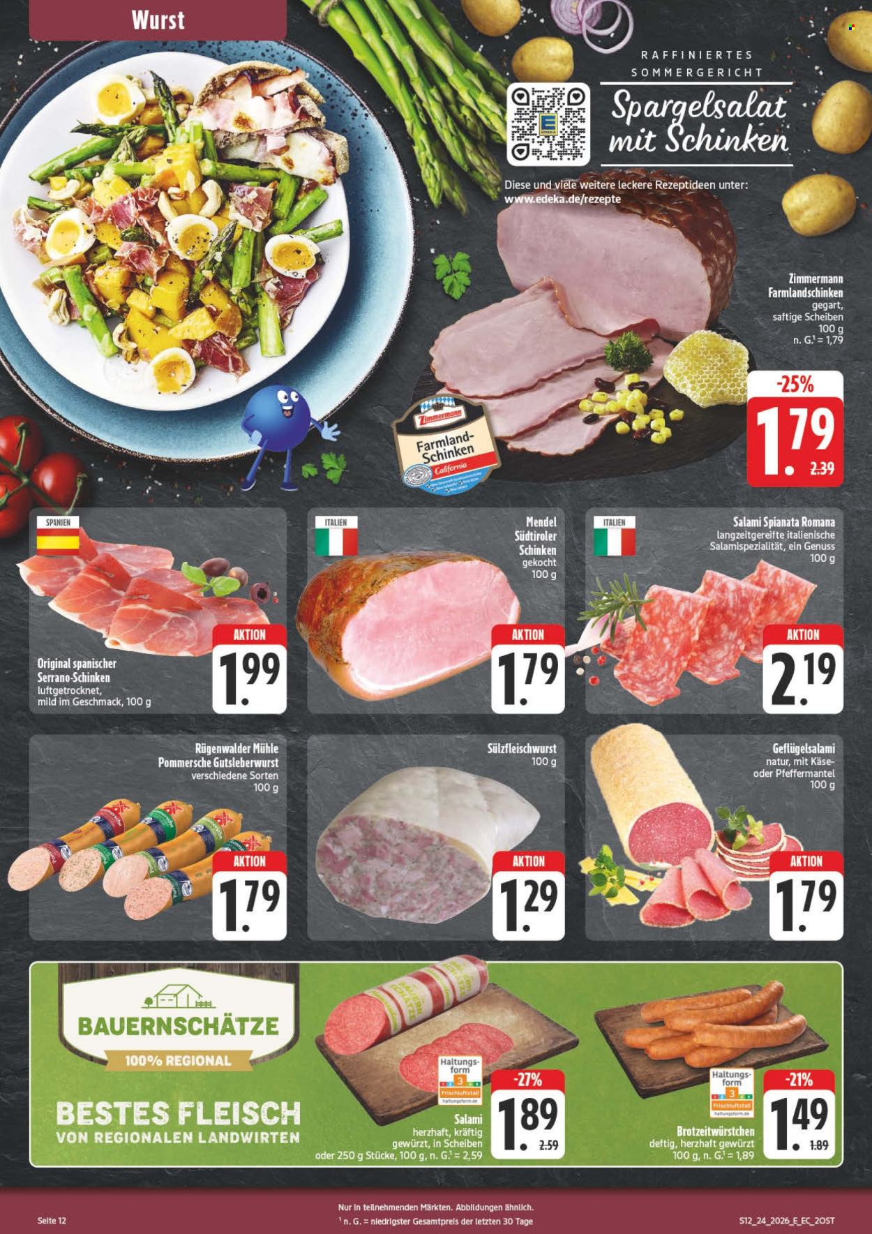 Leták Edeka - 8.6.2026 - 13.6.2026. Strana 12