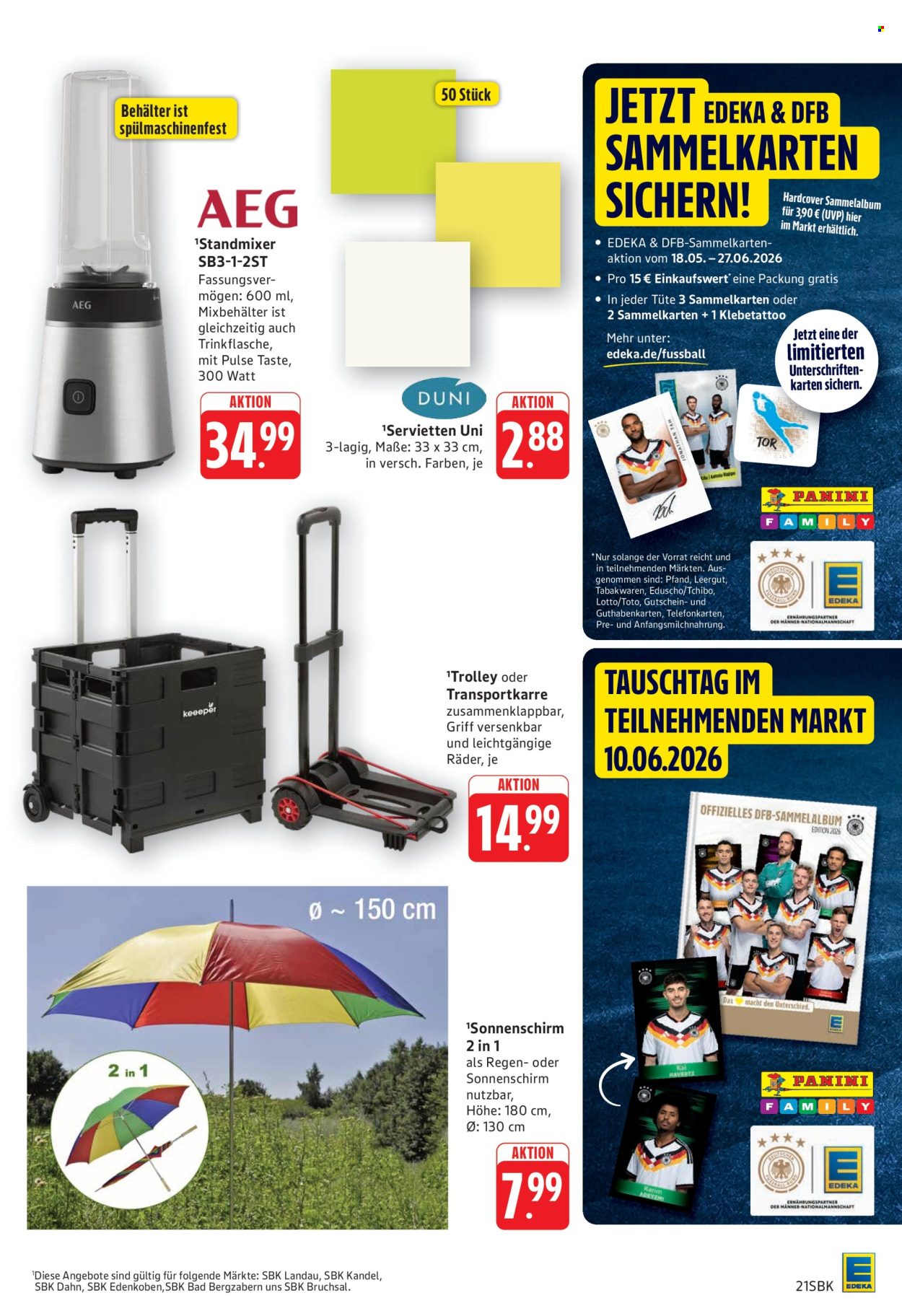 Leták Edeka - 8.6.2026 - 13.6.2026. Strana 21