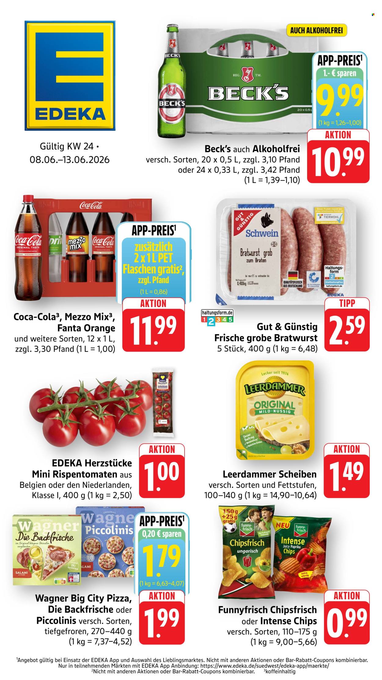 Leták Edeka - 8.6.2026 - 13.6.2026. Strana 1