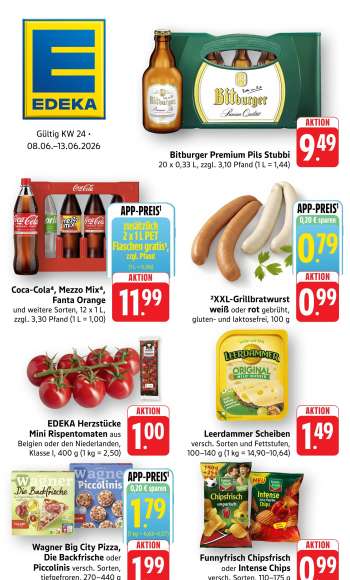 Prospekte Edeka - 8.06.2026 - 13.06.2026.