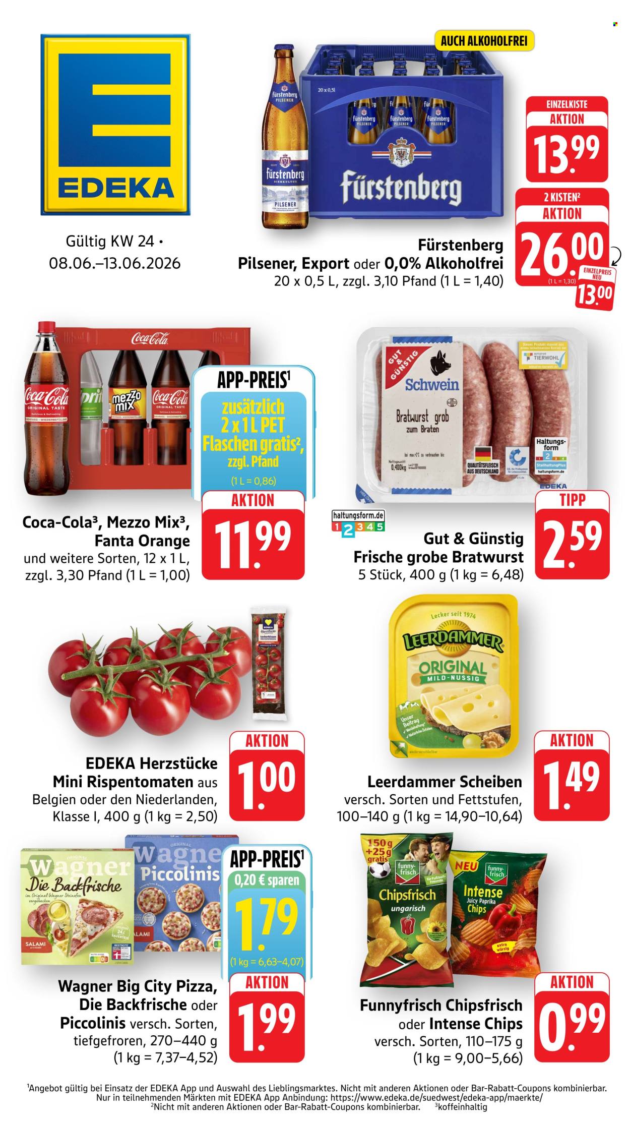 Leták Edeka - 8.6.2026 - 13.6.2026. Strana 1