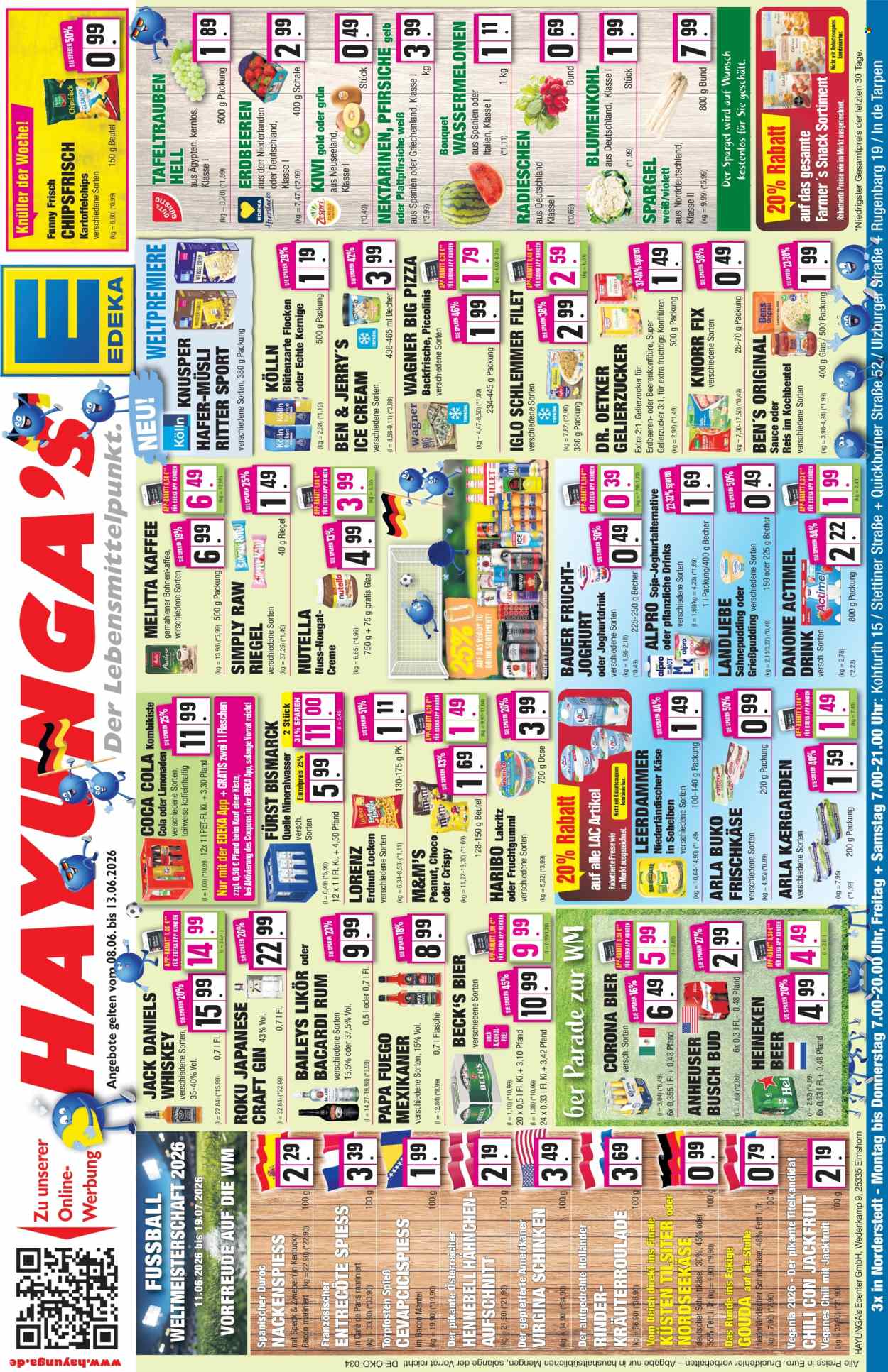 Leták Edeka - 8.6.2026 - 13.6.2026. Strana 1