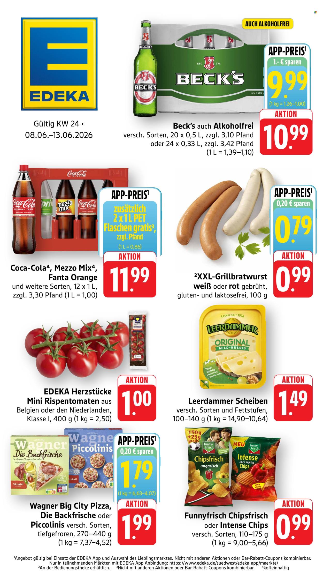 Leták Edeka - 8.6.2026 - 13.6.2026. Strana 1