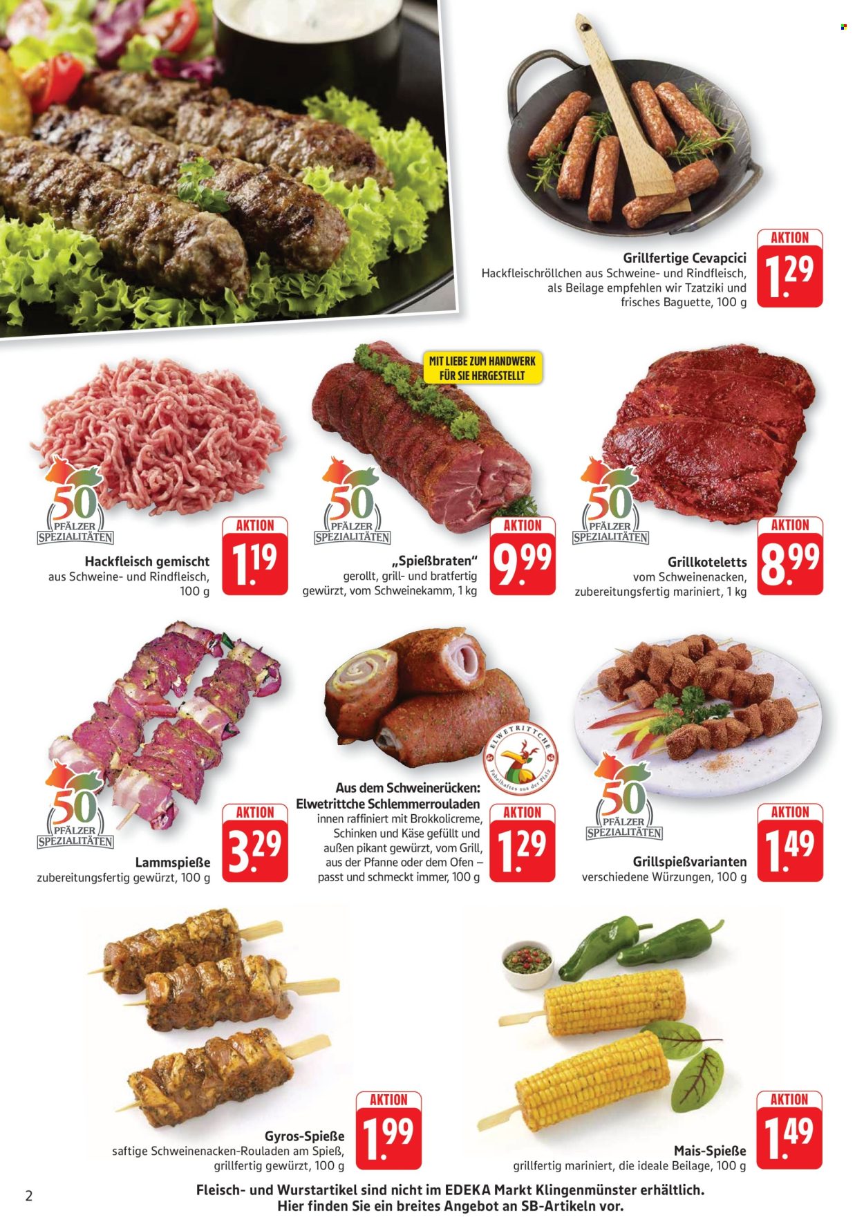 Leták Edeka - 8.6.2026 - 13.6.2026. Strana 2