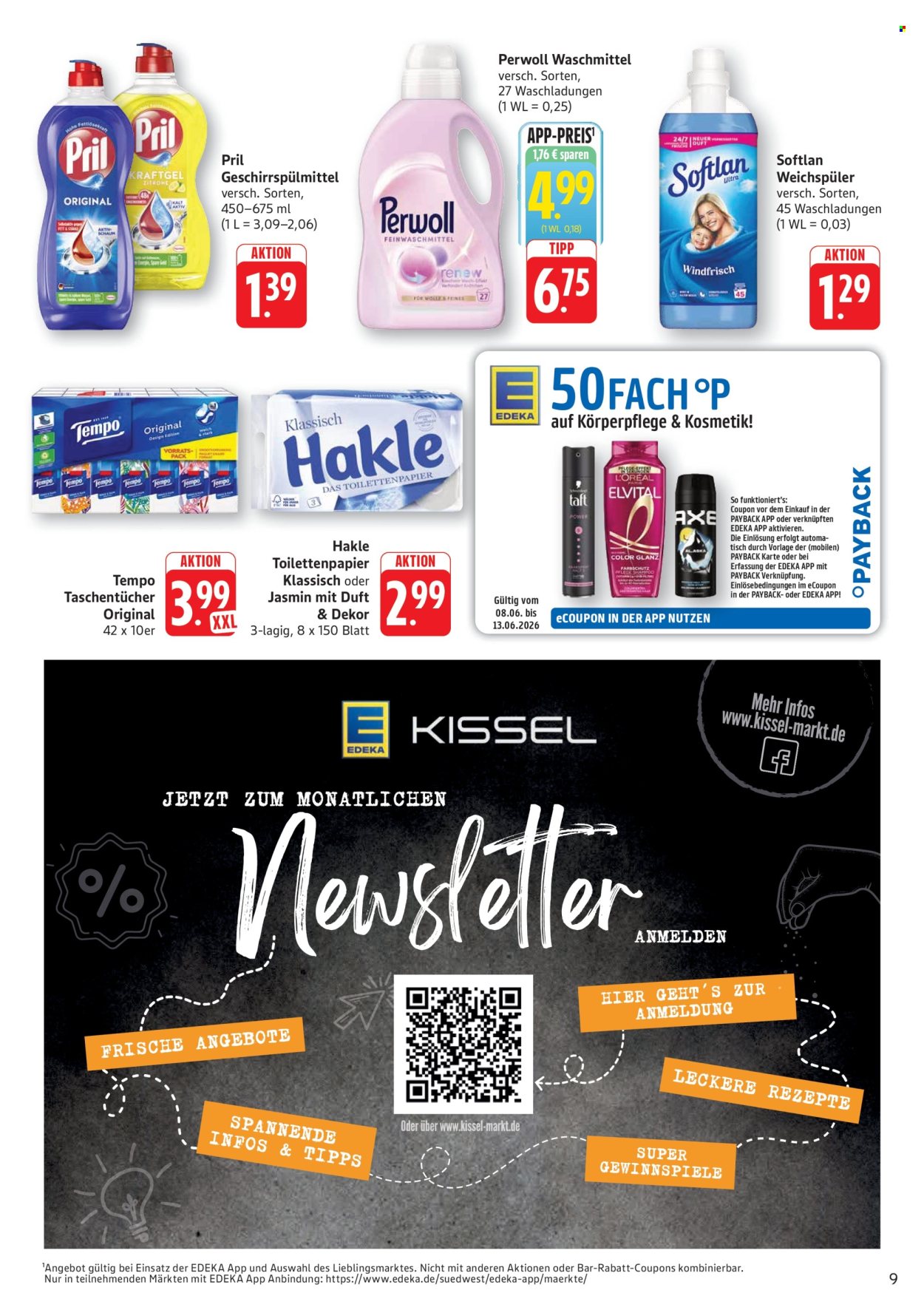 Leták Edeka - 8.6.2026 - 13.6.2026. Strana 9