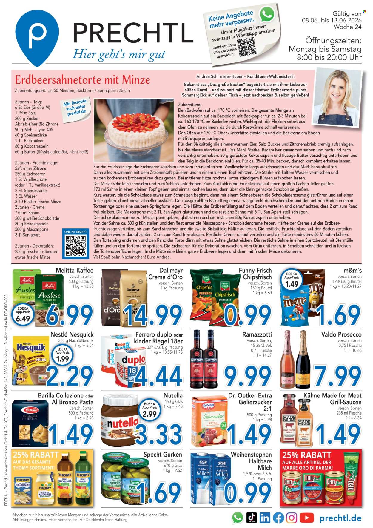 Leták Edeka - 8.6.2026 - 13.6.2026. Strana 1