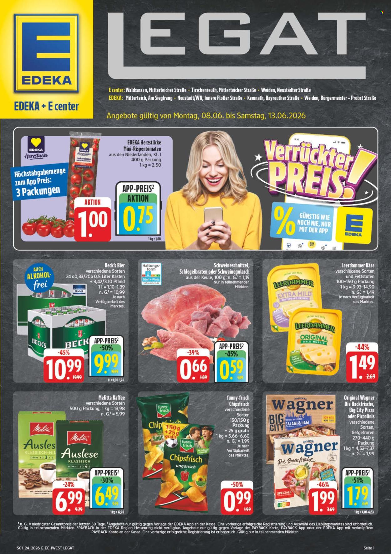 Leták Edeka - 8.6.2026 - 13.6.2026. Strana 1