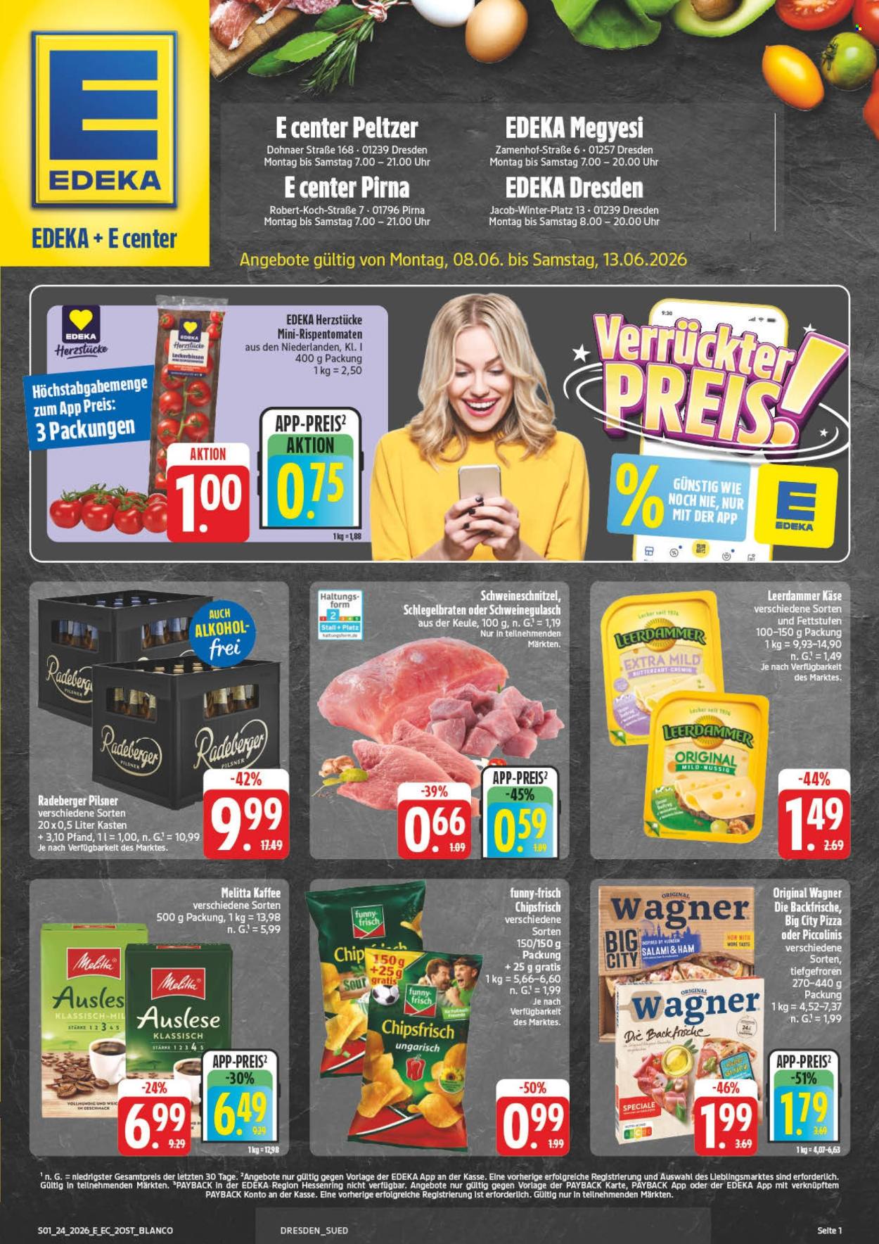 Leták Edeka - 8.6.2026 - 13.6.2026. Strana 1