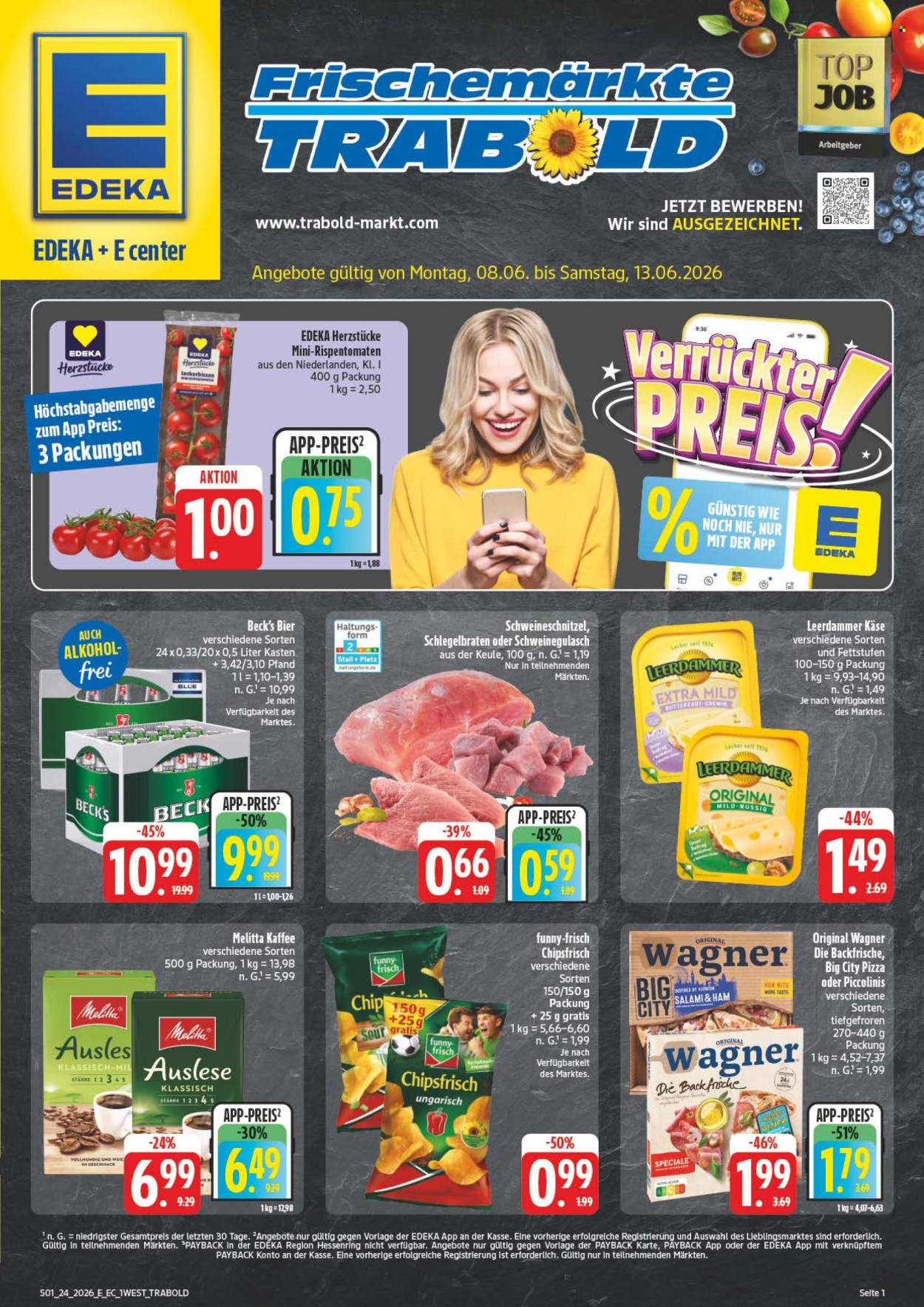 Leták Edeka - 8.6.2026 - 13.6.2026. Strana 1