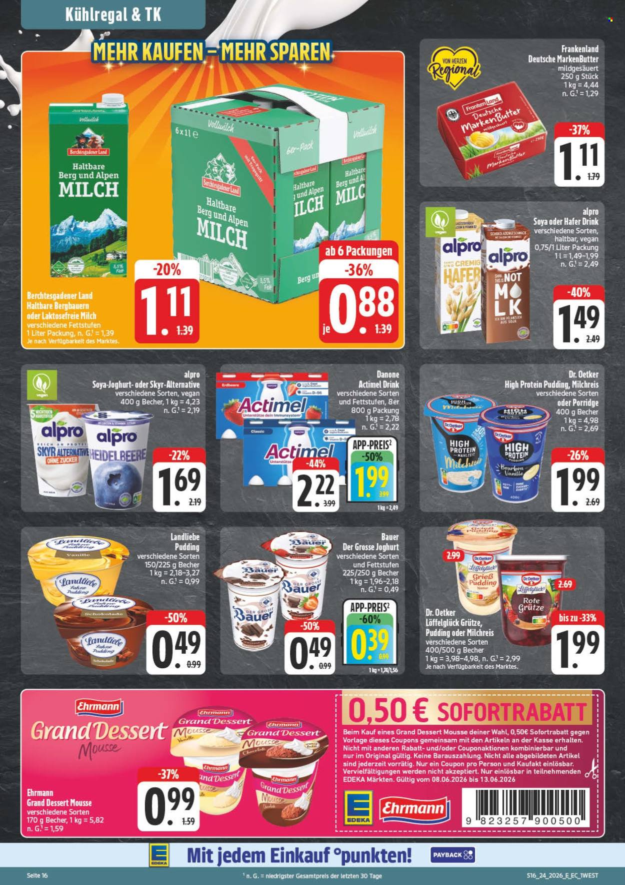Leták Edeka - 8.6.2026 - 13.6.2026. Strana 16