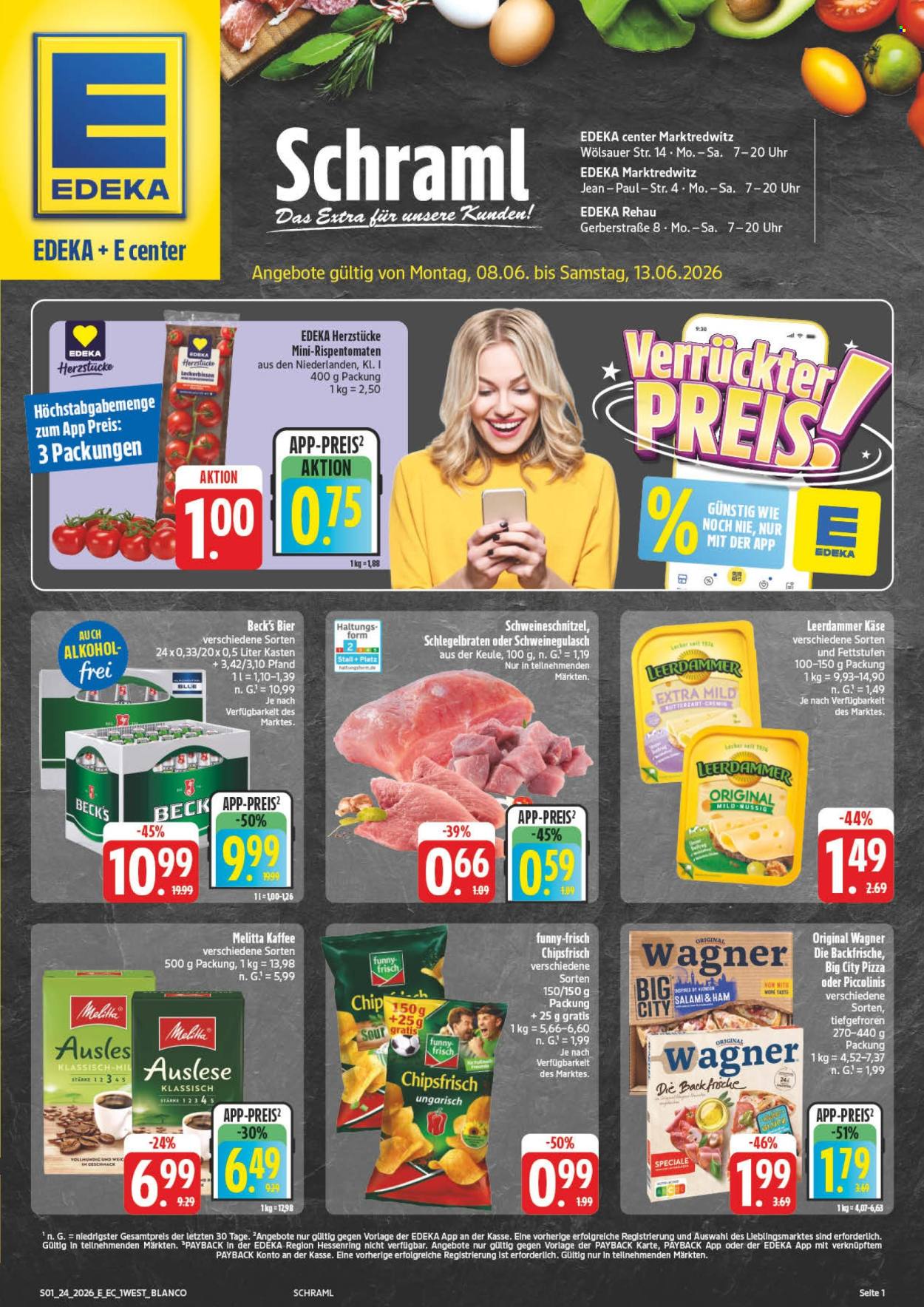 Leták Edeka - 8.6.2026 - 13.6.2026. Strana 1