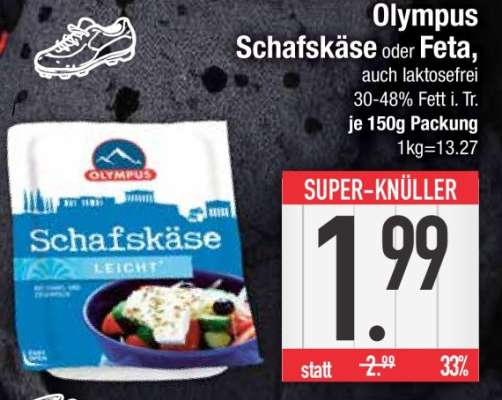 Olympus Schafskäse oder Feta