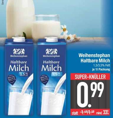 Weihenstephan Haltbare Milch