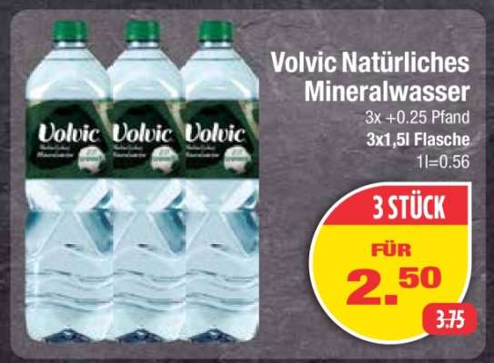 Volvic Natürliches Mineralwasser