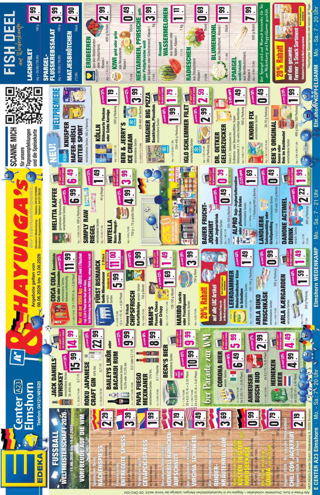 Leták Edeka - 8.6.2026 - 13.6.2026. Strana 1