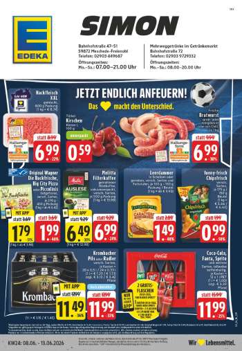 Prospekte Edeka - 8.06.2026 - 13.06.2026.