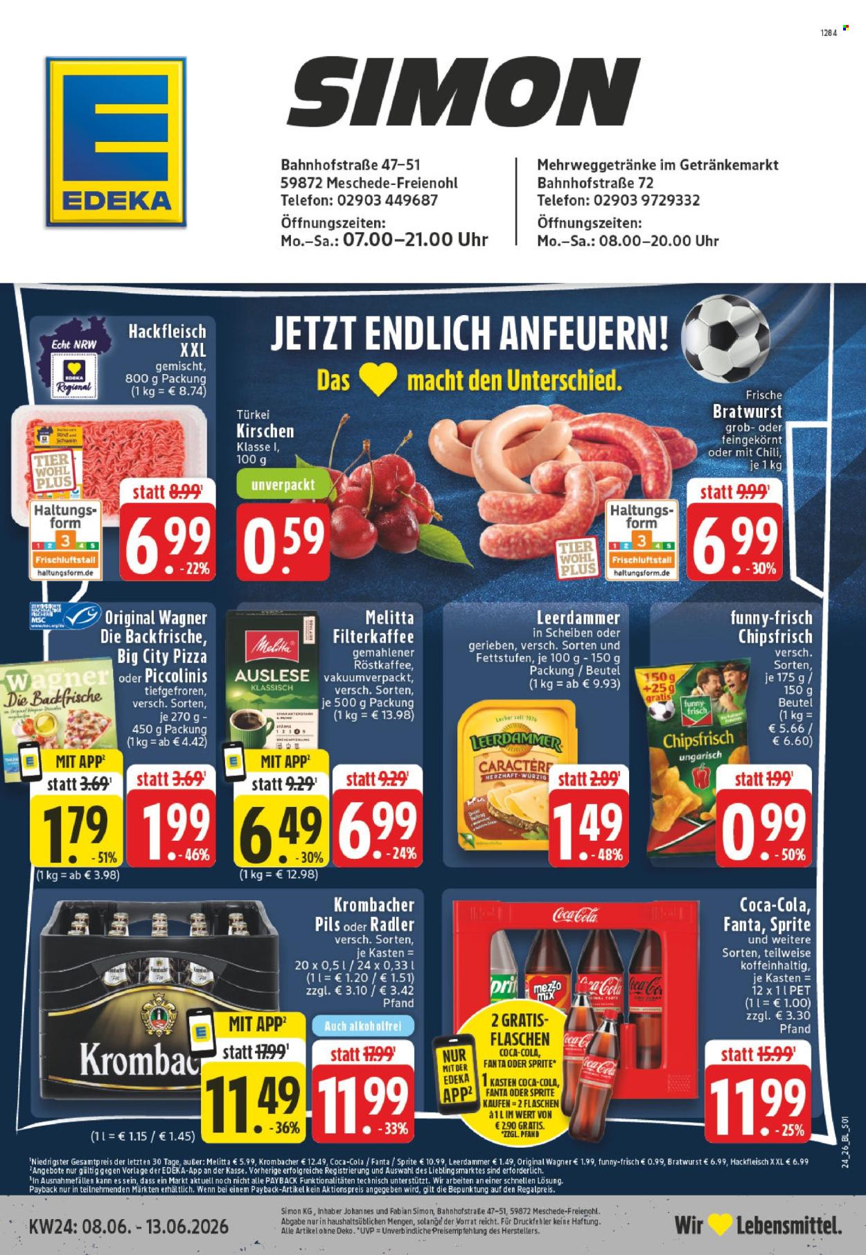 Leták Edeka - 8.6.2026 - 13.6.2026. Strana 1