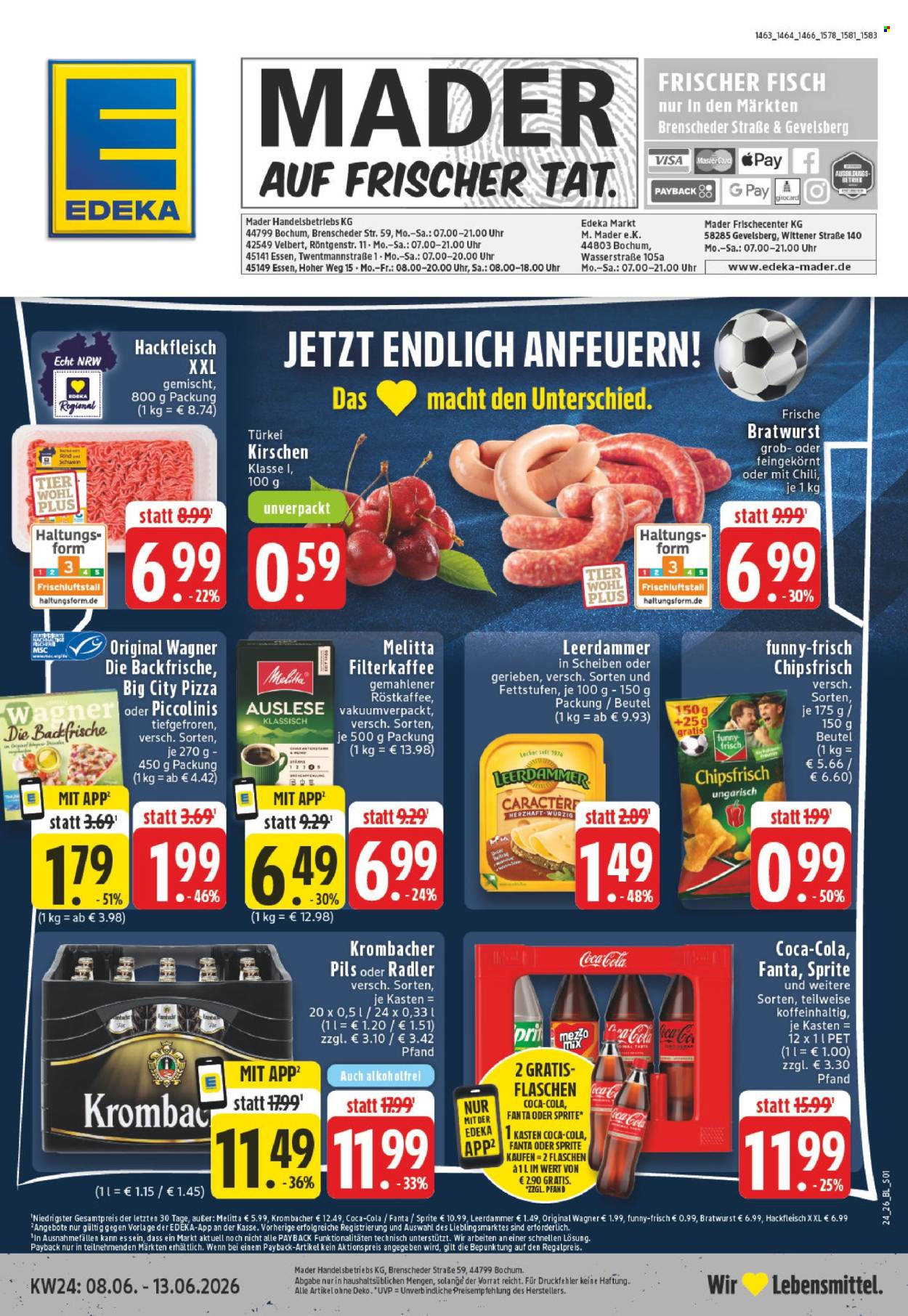 Leták Edeka - 8.6.2026 - 13.6.2026. Strana 1