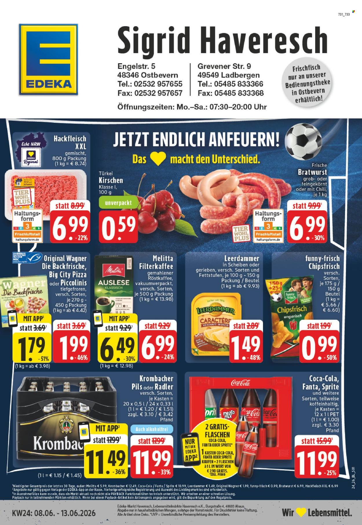 Leták Edeka - 8.6.2026 - 13.6.2026. Strana 1