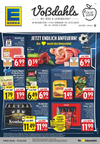 Prospekte Edeka - 8.06.2026 - 13.06.2026.