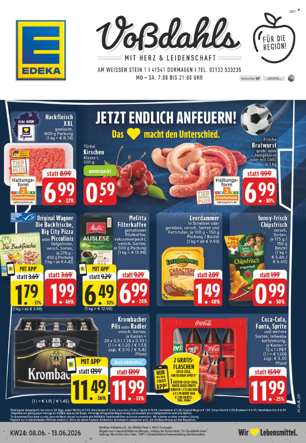 Leták Edeka - 8.6.2026 - 13.6.2026. Strana 1