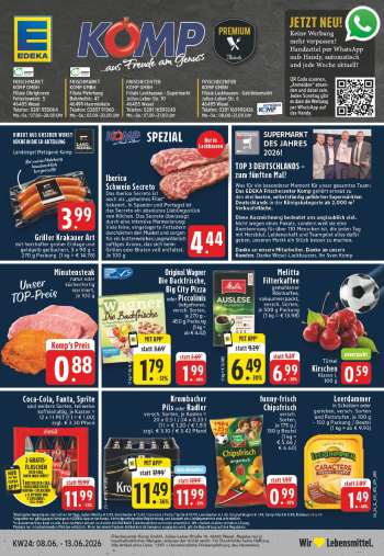 Prospekte Edeka - 8.06.2026 - 13.06.2026.
